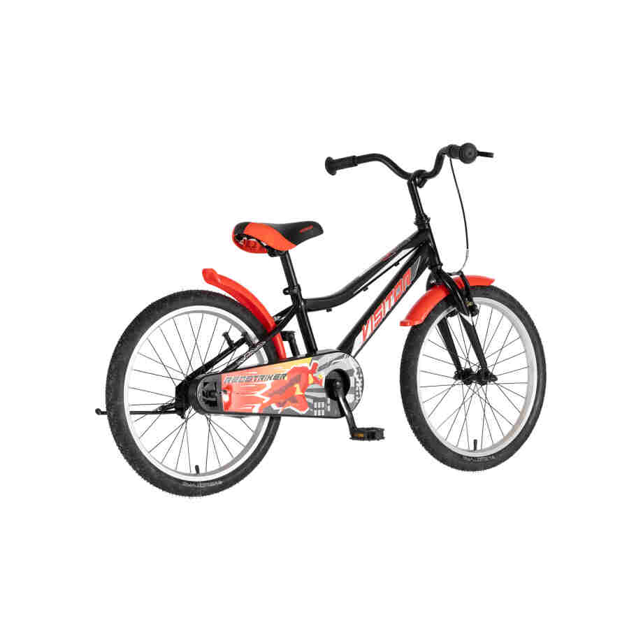 bicikl kids visitor redstriker 20 visitor redstriker 20 inča dečiji bicikl crno crveni ram 10