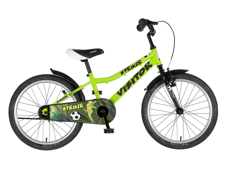 bicikl kids visitor striker 20 dečiji bicikl visitor striker 20 inča zeleni neon v-brake kontra