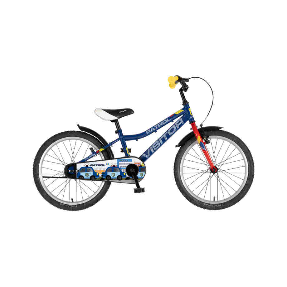 bicikl kids visitor patrol 20 visitor patrol 20 dečiji bicikl plavi perla v-brake kontra kočnica