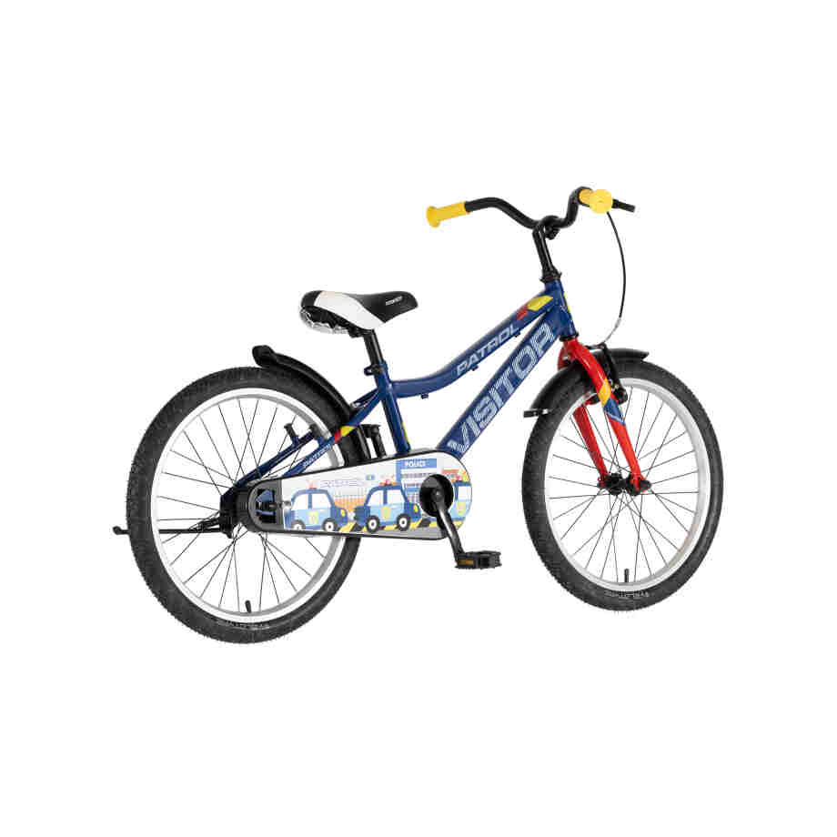bicikl kids visitor patrol 20 visitor patrol 20 dečiji bicikl plavi perla v-brake kontra kočnica