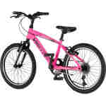 Bicikl junior 20 visitor fox roll alu 20" tvrda alu 12" v-brake 6 brzina 132-155cm (xs) roze neon u bicikl junior 20 visitor fox visitor fox roll alu dečiji bicikl 20 inča roze neon