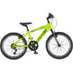 Bicikl junior 20 visitor fox roll alu 20" tvrda alu 12" v-brake 6 brzina 132-155cm (xs) zeleni neon bicikl junior 20 visitor fox roll alu zeleni neon točkovi 20 inča v-brake