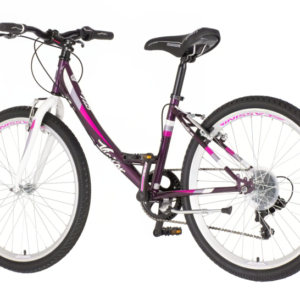 Bicikl junior 24 visitor fox 24" 14" v-brake 6 brzina 132-155cm (xs) ljubičasti bicikl junior 24 visitor fox ljubičasti planinski bicikl za devojčice