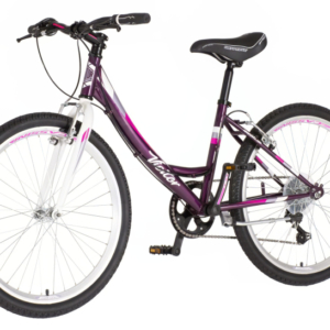 Bicikl junior 24 visitor fox 24" 14" v-brake 6 brzina 132-155cm (xs) ljubičasti bicikl junior 24 visitor fox ljubičasti planinski bicikl za devojčice
