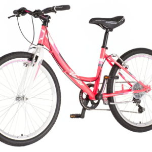 Bicikl junior 24 visitor fox 24" 14" v-brake 6 brzina 132-155cm (xs) crveni bicikl junior 24 visitor fox crveni planinski bicikl za decu