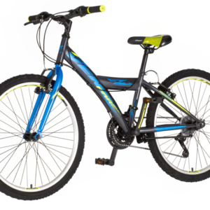 Bicikl junior 24 venssini parma 24" 13" v-brake  18 brzina 132-155cm (xs) plavo sivi - Slika 5