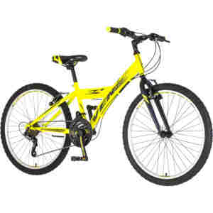 Bicikl junior 24 venssini parma 24" 13" v-brake  18 brzina 132-155cm (xs) žuti