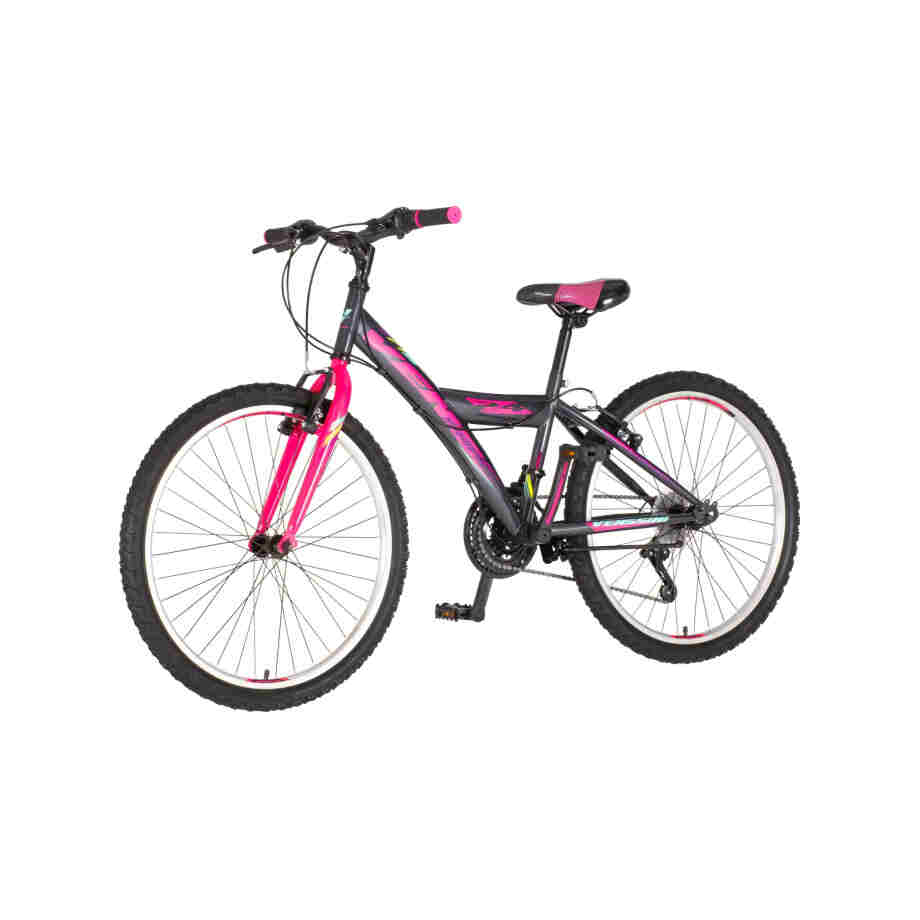 Bicikl junior 24 venssini parma 24" 13" v-brake 18 brzina 132-155cm (xs) crno roze 1241069 10