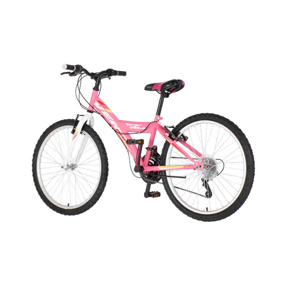 Bicikl junior 24 venssini parma 24" 13" v-brake 18 brzina 132-155cm (xs) roze bicikl junior 24 venssini parma venssini parma 24 junior bicikl roze v-brake 18 brzina za