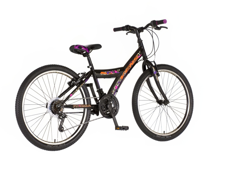 bicikl junior 24 venssini parma venssini parma 24 juniorski mtb bicikl crno narandžasti perla 18