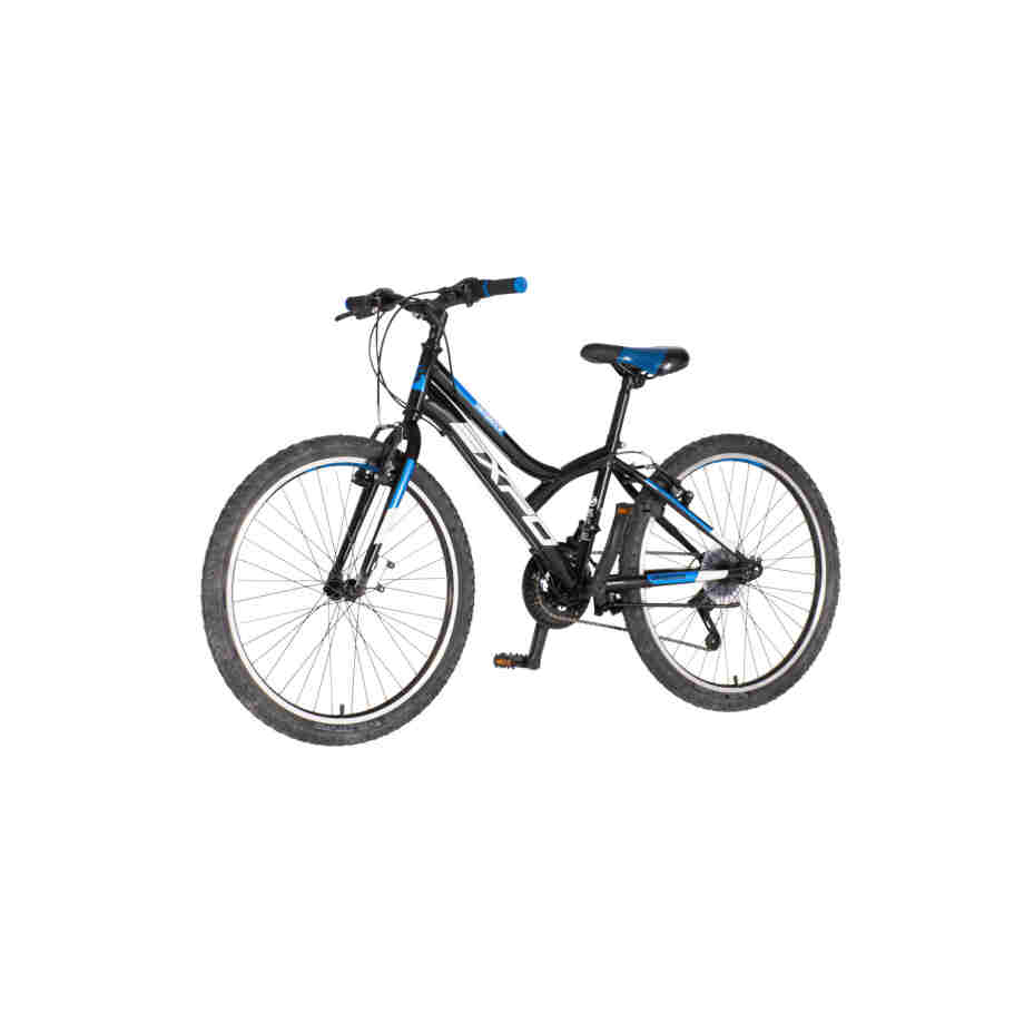 bicikl junior 24 explorer spy crno plavi sjaj uv 24 inča v-brake