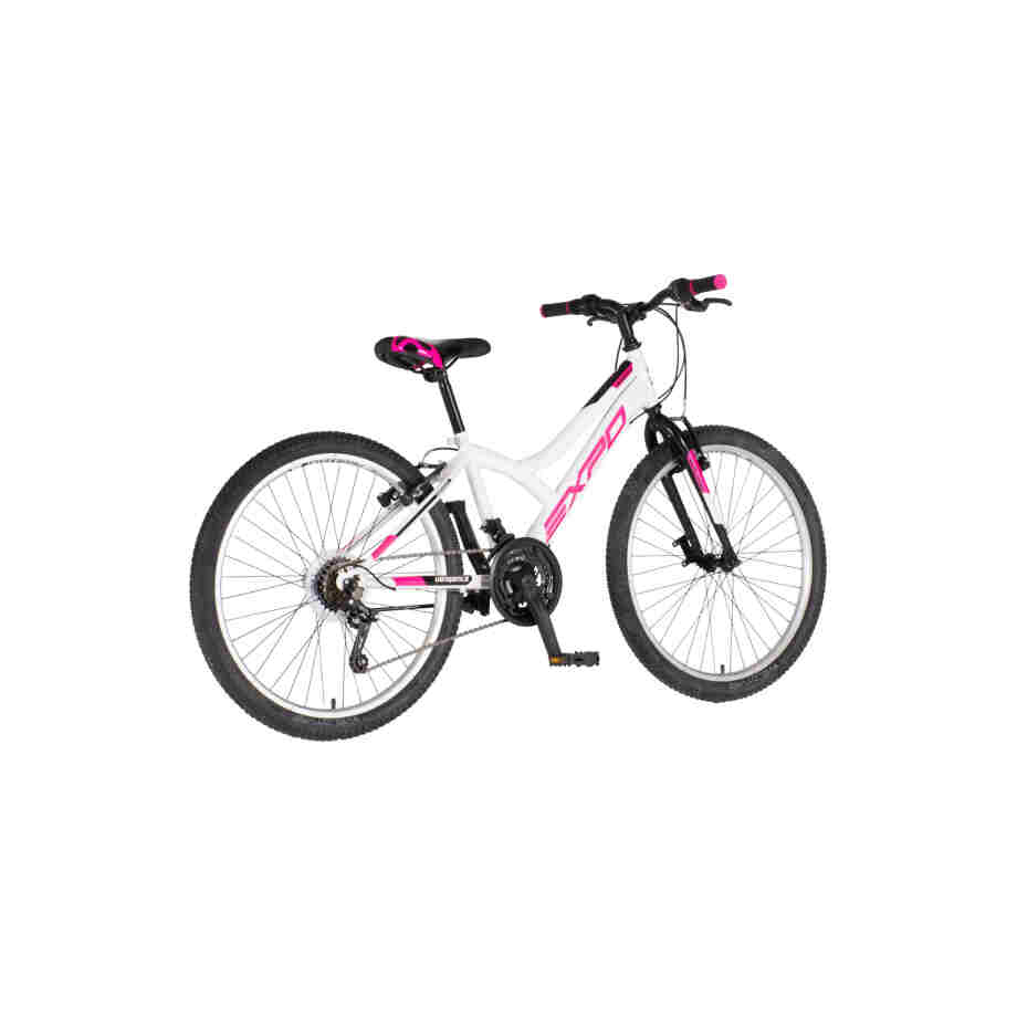 bicikl junior 24 explorer spy explorer spy 24 dečiji bicikl belo roze perla uv sjaj