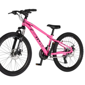 Bicikl junior 24 visitor cascade 24" amortizer 12" disk dupli 21 brzina 142-165cm (s) roze bicikl junior 24 visitor cascade visitor cascade 24 junior bicikl roze amortizer disk 21 brzina