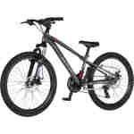 Bicikl junior 24 visitor cascade 24" amortizer 12" disk dupli 21 brzina 142-165cm (s) sivi polu mat bicikl junior 24 visitor cascade visitor cascade junior mtb bicikl 24 inča sivi polu mat