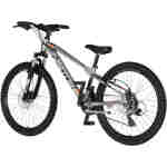 Bicikl junior 24 visitor cascade 24" amortizer 12" disk dupli 21 brzina 142-165cm (s) srebrni bicikl junior 24 visitor cascade visitor cascade junior mtb bicikl 24 inča srebrni amortizer disk
