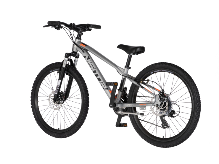 Bicikl junior 24 visitor cascade 24" amortizer 12" disk dupli 21 brzina 142-165cm (s) srebrni bicikl junior 24 visitor cascade visitor cascade junior mtb bicikl 24 inča srebrni amortizer disk