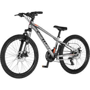 Bicikl junior 24 visitor cascade 24" amortizer 12" disk dupli 21 brzina 142-165cm (s) srebrni bicikl junior 24 visitor cascade visitor cascade junior mtb bicikl 24 inča srebrni amortizer disk