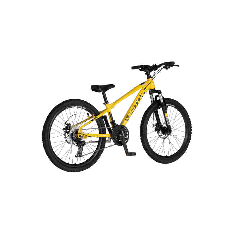 Bicikl junior 24 visitor cascade 24" amortizer 12" disk dupli 21 brzina 142-165cm (s) žuti perla bicikl junior 24 visitor cascade visitor cascade junior mtb bicikl 24 inča žuti perla amortizer