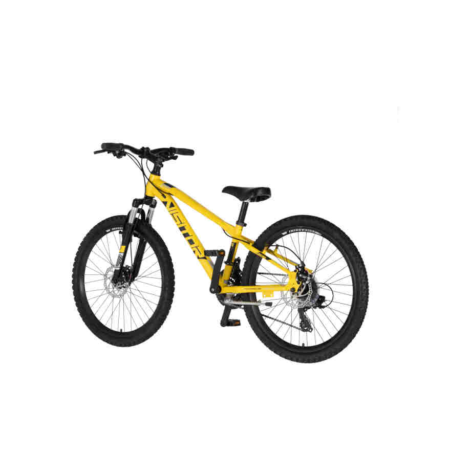 Bicikl junior 24 visitor cascade 24" amortizer 12" disk dupli 21 brzina 142-165cm (s) žuti perla bicikl junior 24 visitor cascade visitor cascade junior mtb bicikl 24 inča žuti perla amortizer
