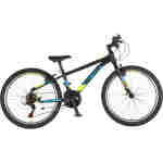 bicikl junior 24 visitor radiance visitor radiance 24 dečiji mtb bicikl crno žuti v-brake 21