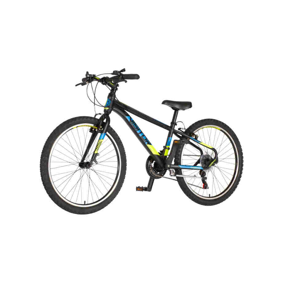 bicikl junior 24 visitor radiance visitor radiance 24 dečiji mtb bicikl crno žuti v-brake 21