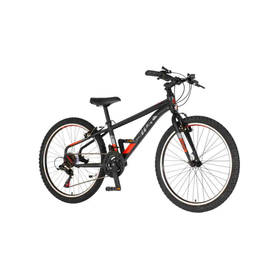 bicikl junior 24 visitor radiance visitor radiance 24 dečiji mtb bicikl crno crveni čelični ram