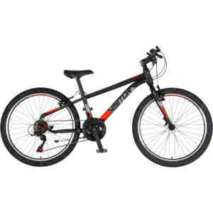 bicikl junior 24 visitor radiance visitor radiance 24 dečiji mtb bicikl crno crveni čelični ram