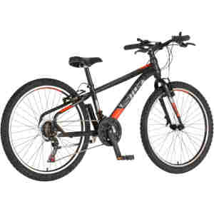 bicikl junior 24 visitor radiance visitor radiance 24 dečiji mtb bicikl crno crveni čelični ram