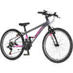Bicikl junior 24 visitor radiance 24" 12" v-brake 21 brzina 132-155cm (xs) sivi bicikl junior 24 visitor radiance visitor radiance 24 sivi dečiji mtb bicikl 21 brzina v-brake