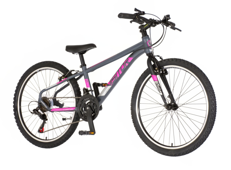 bicikl junior 24 visitor radiance visitor radiance 24 sivi dečiji mtb bicikl 21 brzina v-brake