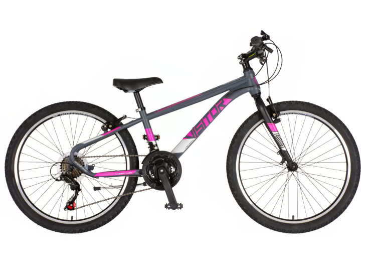 bicikl junior 24 visitor radiance visitor radiance 24 sivi dečiji mtb bicikl 21 brzina v-brake