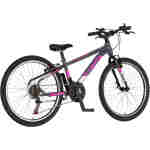 Bicikl junior 24 visitor radiance 24" 12" v-brake 21 brzina 132-155cm (xs) sivi bicikl junior 24 visitor radiance visitor radiance 24 sivi dečiji mtb bicikl 21 brzina v-brake