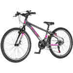 Bicikl junior 24 visitor radiance 24" 12" v-brake 21 brzina 132-155cm (xs) sivi bicikl junior 24 visitor radiance visitor radiance 24 sivi dečiji mtb bicikl 21 brzina v-brake