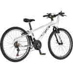 Bicikl junior 24 visitor radiance 24" 12" v-brake 21 brzina 132-155cm (xs) beli bicikl junior 24 visitor radiance visitor radiance 24 junior beli bicikl v-brake 21 brzina čelični