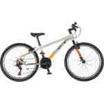 Bicikl junior 24 visitor radiance 24" 12" v-brake 21 brzina 132-155cm (xs) sivi bicikl junior 24 visitor radiance visitor radiance 24 dečiji brdski bicikl sivi 21 brzina v-brake