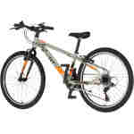 Bicikl junior 24 visitor radiance 24" 12" v-brake 21 brzina 132-155cm (xs) sivi bicikl junior 24 visitor radiance visitor radiance 24 dečiji brdski bicikl sivi 21 brzina v-brake