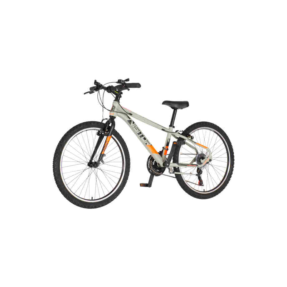 Bicikl junior 24 visitor radiance 24" 12" v-brake 21 brzina 132-155cm (xs) sivi bicikl junior 24 visitor radiance visitor radiance 24 dečiji brdski bicikl sivi 21 brzina v-brake