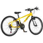 Bicikl junior 24 visitor radiance 24" 12" v-brake 21 brzina 132-155cm (xs) žuti perla bicikl junior 24 visitor radiance visitor radiance 24 dečiji mtb bicikl žuta perla 21 brzina