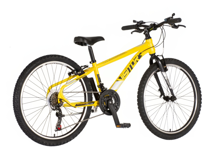 bicikl junior 24 visitor radiance visitor radiance 24 dečiji mtb bicikl žuta perla 21 brzina
