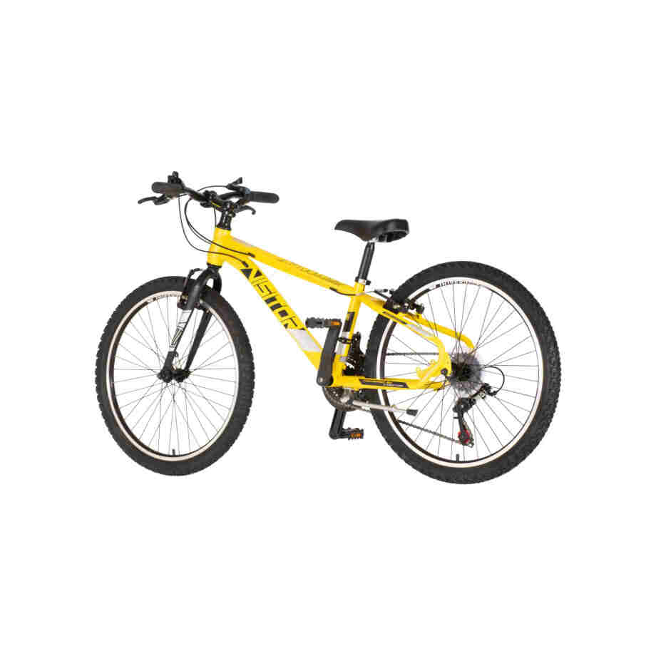 Bicikl junior 24 visitor radiance 24" 12" v-brake 21 brzina 132-155cm (xs) žuti perla bicikl junior 24 visitor radiance visitor radiance 24 dečiji mtb bicikl žuta perla 21 brzina