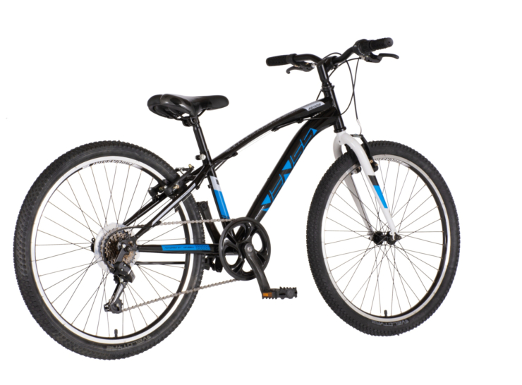 bicikl junior 24 venssini arcadia venssini arcadia 24 dečiji mtb bicikl crno plavi 6 brzina