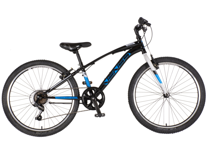 bicikl junior 24 venssini arcadia venssini arcadia 24 dečiji mtb bicikl crno plavi 6 brzina