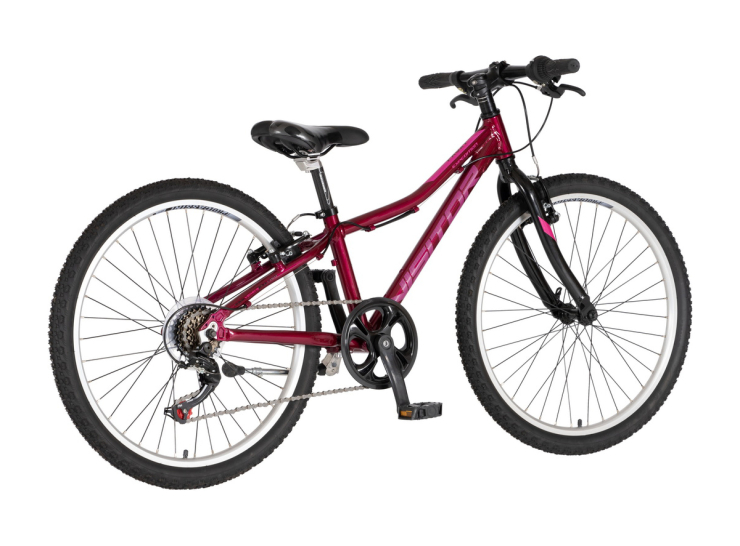 Bicikl junior 24 visitor proxy start 2.0 24" tvrda alu 12" v-brake 7 brzina 132-155cm (xs) ljubičast bicikl junior 24 visitor proxy visitor proxy start 2.0 junior mtb bicikl 24 inča ljubičasti