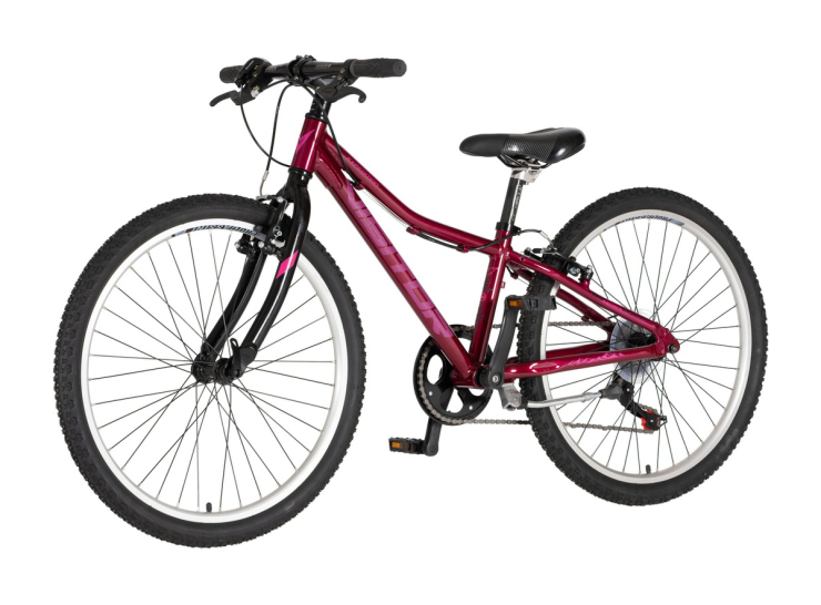 Bicikl junior 24 visitor proxy start 2.0 24" tvrda alu 12" v-brake 7 brzina 132-155cm (xs) ljubičast bicikl junior 24 visitor proxy visitor proxy start 2.0 junior mtb bicikl 24 inča ljubičasti