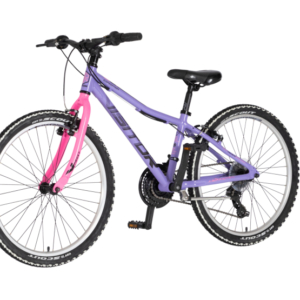 Bicikl junior 24 visitor proxy start 2.1 24" tvrda alu 13" v-brake 21 brzina 142-165cm (s) ljubičast bicikl junior 24 visitor proxy visitor proxy start 2.1 junior mtb bicikl 24 inča ljubičasti