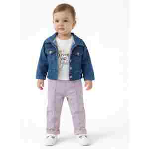 komplet sa teksas jaknom ljubicasti komplet sa teksas jaknom ljubičasti teddy kids trodjelni set za