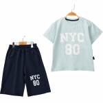 Komplet majica i šorc NYC PLAVI 6-9god. komplet majica i šorc nyc plavi za dečake 6-9 godina