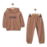 komplet trenerka braon 2-5god komplet trenerka braon teddy kids za decu uzrasta 2-5 godina