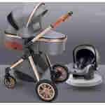 DEČIJA 3 U 1 KOLICA TS-001B siva dečija 3 u 1 kolica ts-001b siva themasport aluminijumski ram