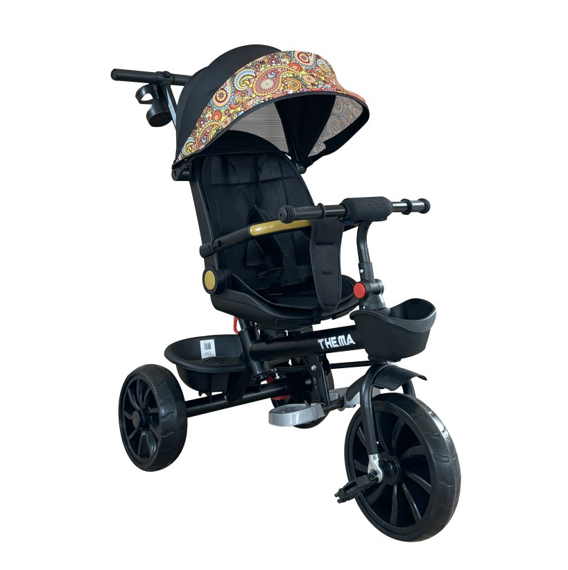 tricikl ts-588-flower sa rotirajućim sedištem i metalnim ramom